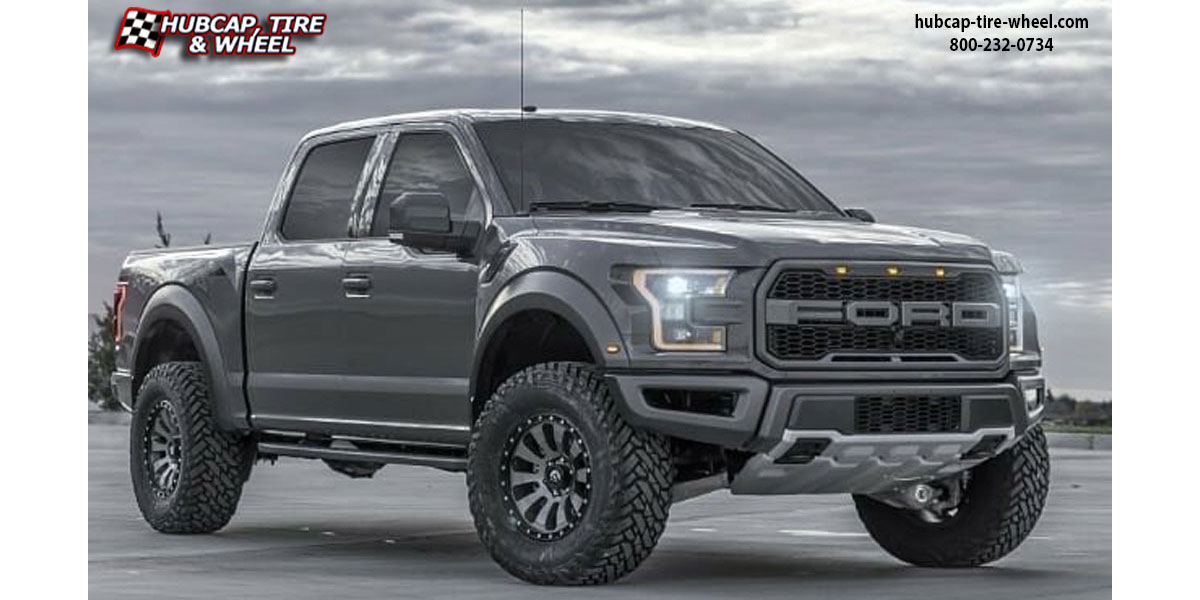 vehicle gallery/2018 ford f 150 fuel d648 tactic anthracite black lip 20x9 custom aftermarket truck  Anthracite w/ Black Lip wheels and rims