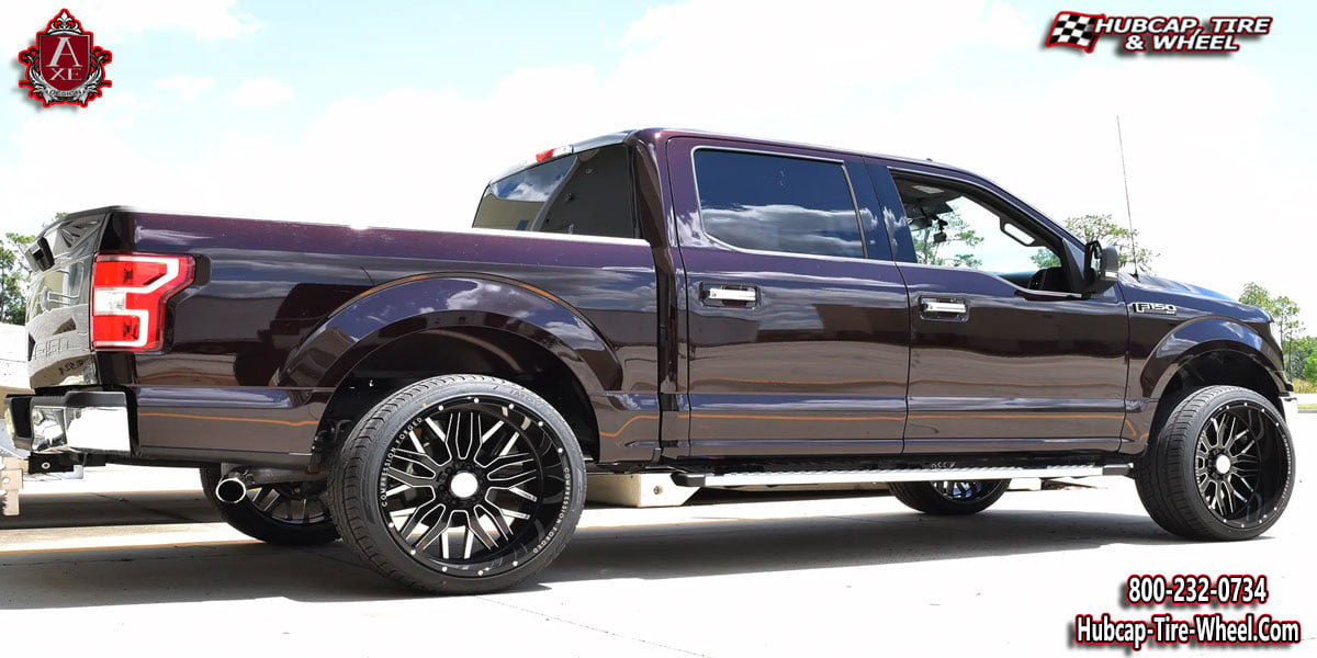 2018 ford f150 ax10 compression forged gloss black milled 22x14 custom wheels aftermarket rims.html Gloss Black Milled wheels and rims