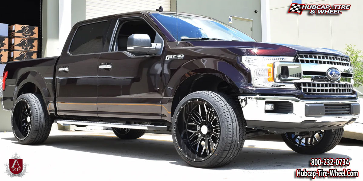 2018 ford f150 ax10 compression forged gloss black milled 22x14 custom wheels aftermarket rims.html Gloss Black Milled wheels and rims