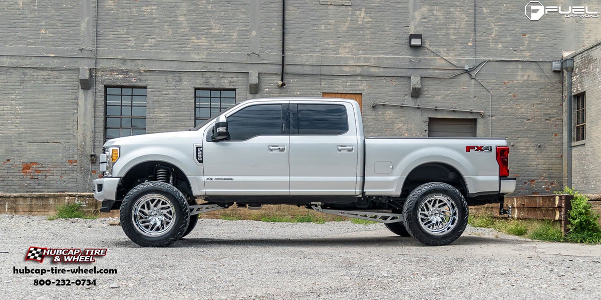 vehicle gallery/ford f 250 super duty fuel triton d210 22x14  Chrome wheels and rims
