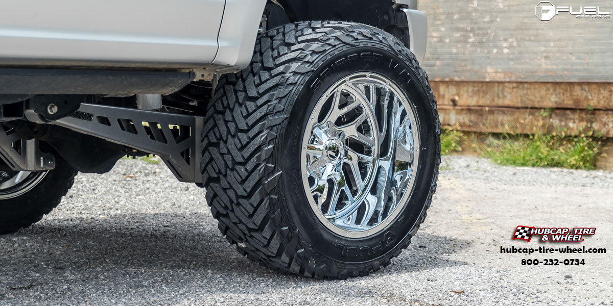 vehicle gallery/ford f 250 super duty fuel triton d210 22x14  Chrome wheels and rims