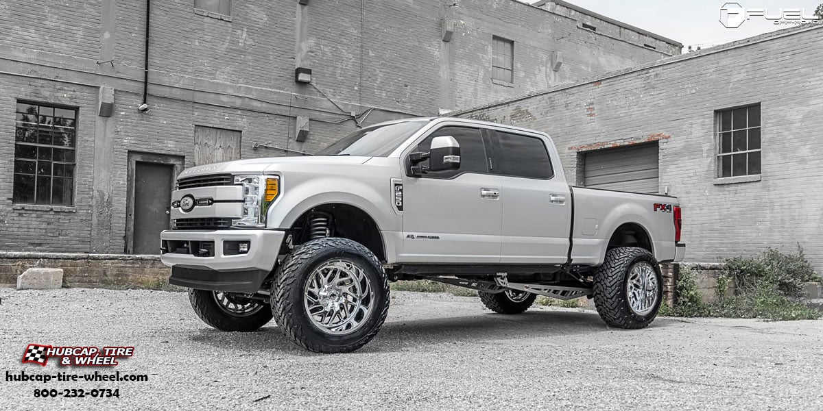 vehicle gallery/ford f 250 super duty fuel triton d210 22x14  Chrome wheels and rims