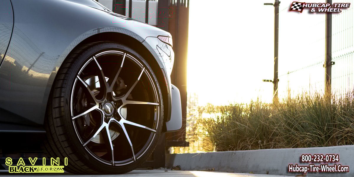 2019 aston martin vantage savini black di forza bm14 machined black 22x9 custom wheels aftermarket rims.html Machined Black wheels and rims