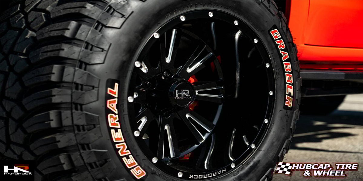 2020 chevy silverado rst hardrock offroad h503 spine xposed gloss black milled 20x12 custom aftermarket  Gloss Black Milled wheels and rims