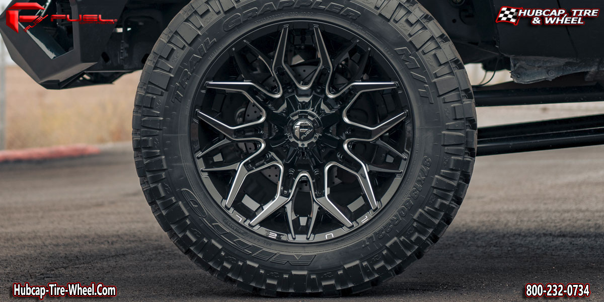 2020 ford f 250 super duty fuel d769 twitch gloss black milled 22x10 aftermarket custom rims wheels.html Gloss Black Milled wheels and rims