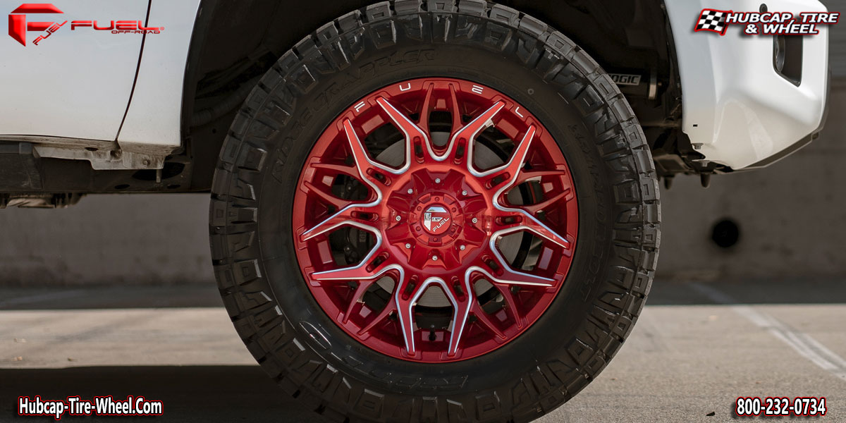 2020 toyota tundra d771 twitch candy red milled 20x10 aftermarket custom rims wheels.html Candy red Milled wheels and rims