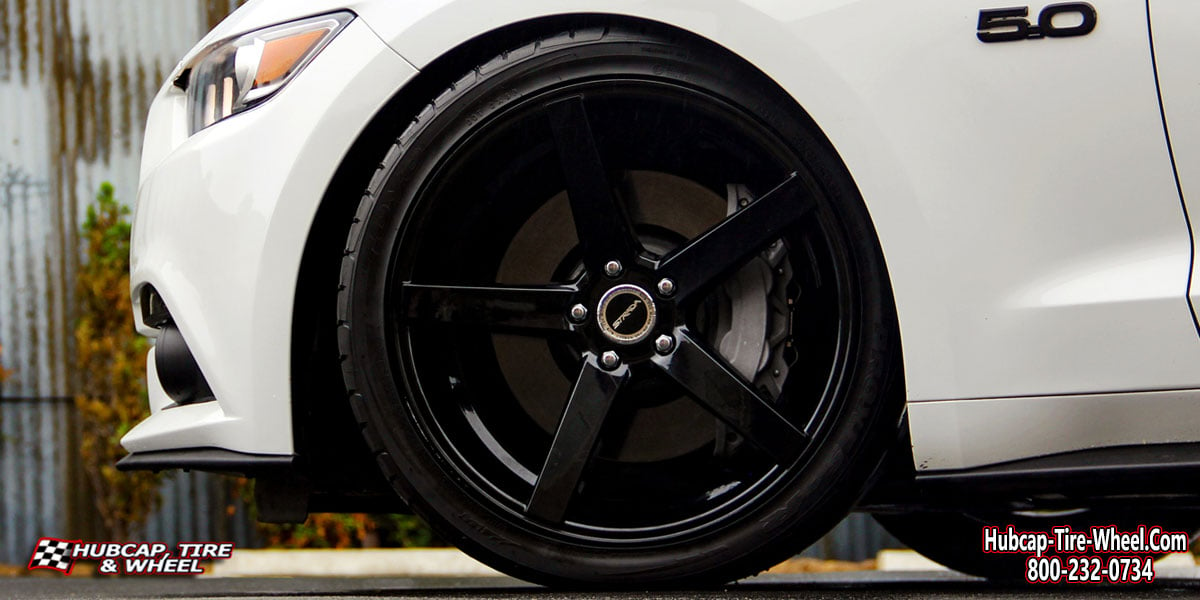 2021 ford mustang strada perfetto gloss black 22x95 aftermarket custom rims wheels.html Gloss Black wheels and rims
