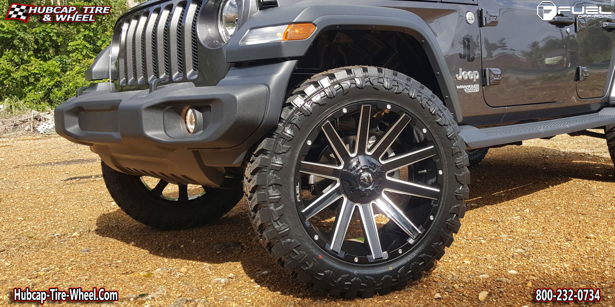 2021 jeep wrangler fuel d615 contra gloss black milled 22x10 aftermarket custom rims wheels.html Gloss Black Milled wheels and rims