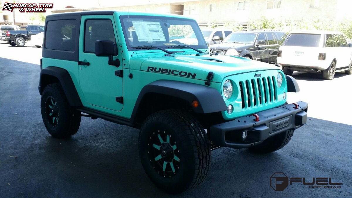 vehicle gallery/jeep wrangler fuel havok d547 17X9  Chrome wheels and rims