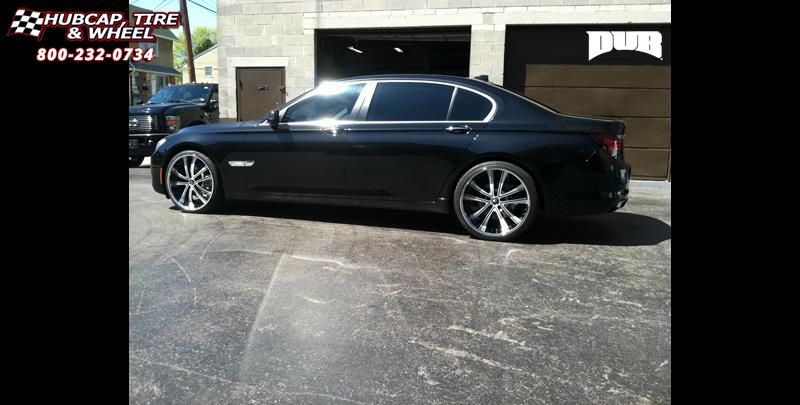 vehicle gallery/bmw 7 series dub c15 technic 22X9  Custom Color Finish wheels and rims