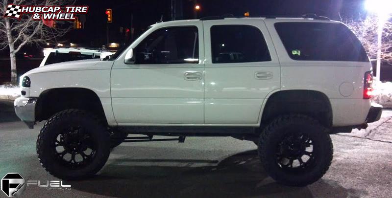 vehicle gallery/gmc yukon fuel krank d517 0X0  Matte Black & Milled wheels and rims