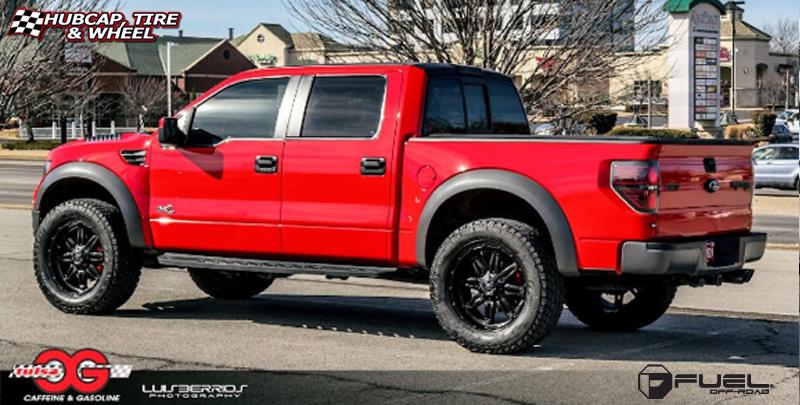 vehicle gallery/ford f 150 fuel hostage d531 22X10  Matte Black wheels and rims