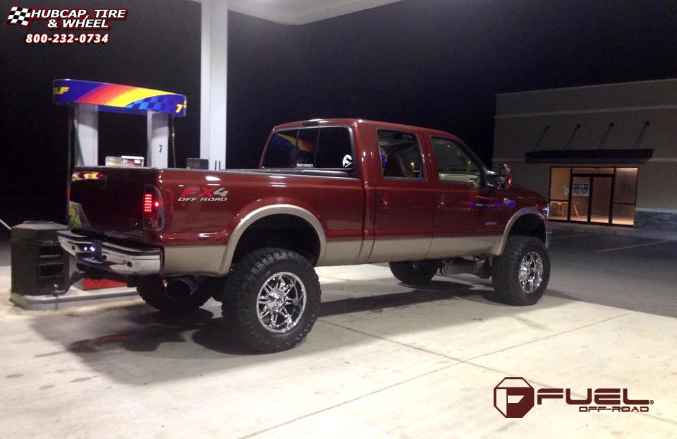 vehicle gallery/ford f 250 fuel hostage d530 20X10  Chrome wheels and rims