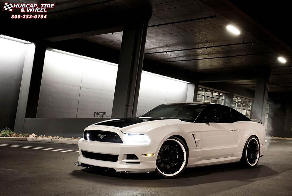 vehicle gallery/ford mustang gt niche monza  Custom wheels and rims
