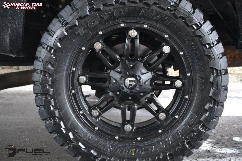 vehicle gallery/ford f 250 fuel hostage d531 0X0  Matte Black wheels and rims