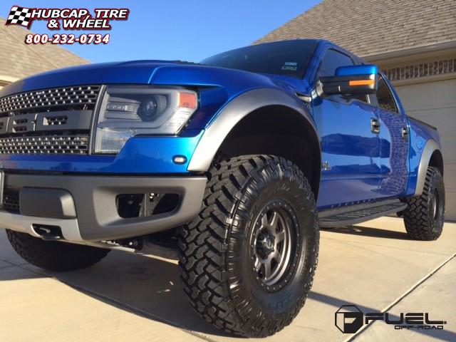 vehicle gallery/ford f 150 fuel trophy d552 0X0  Matte Anthracite w/ Black Ring wheels and rims