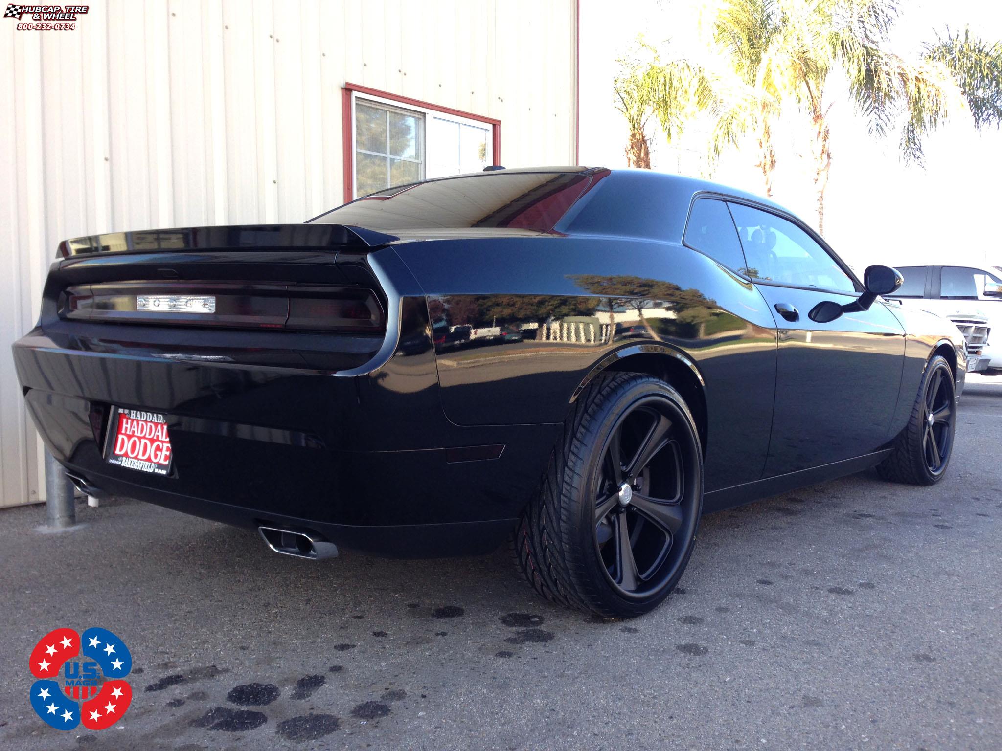 vehicle gallery/dodge challenger us mags milner u514 concave 22X9  Polished wheels and rims