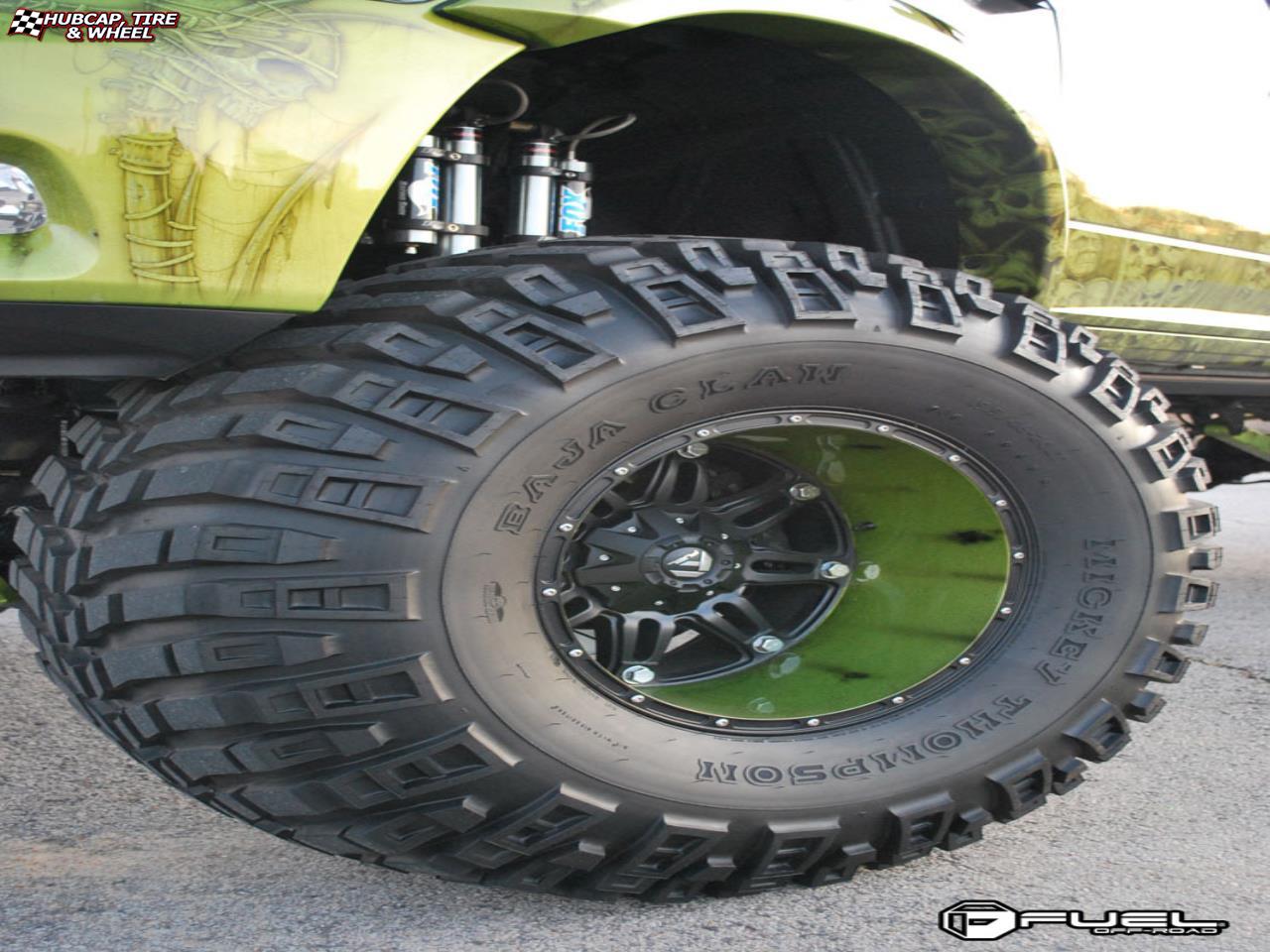 vehicle gallery/dodge ram fuel hostage d531 0X0  Matte Black wheels and rims
