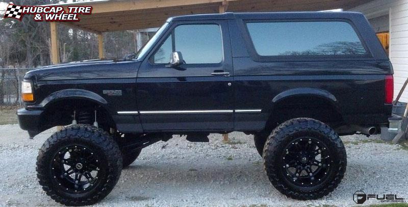vehicle gallery/ford bronco fuel hostage d531 20X14  Matte Black wheels and rims