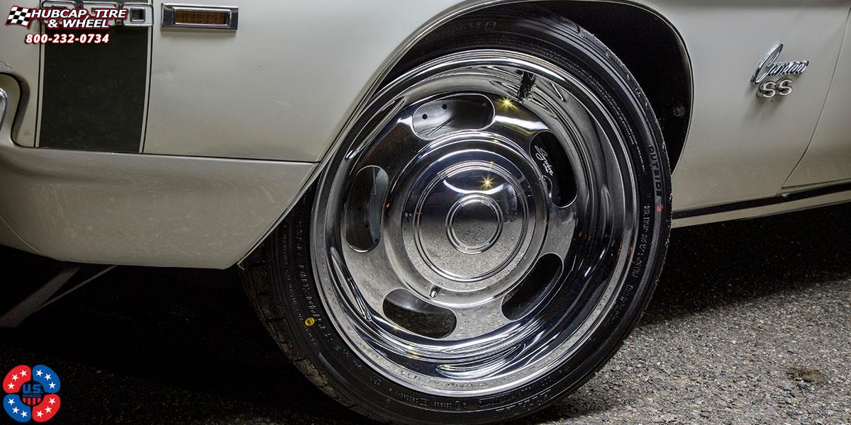 vehicle gallery/chevrolet camaro us mags big slot u112 18X8  Chrome wheels and rims