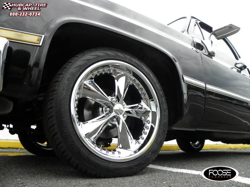 vehicle gallery/1984 chevrolet c10 foose nitrous f117 20X0  Chrome wheels and rims