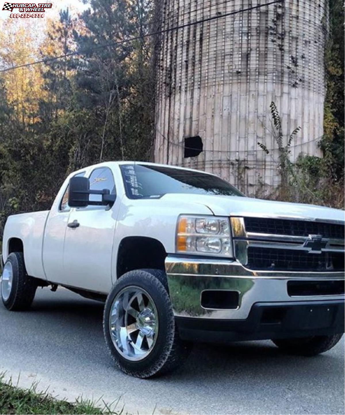 vehicle gallery/chevrolet silverado 1500 moto metal mo962  Chrome wheels and rims