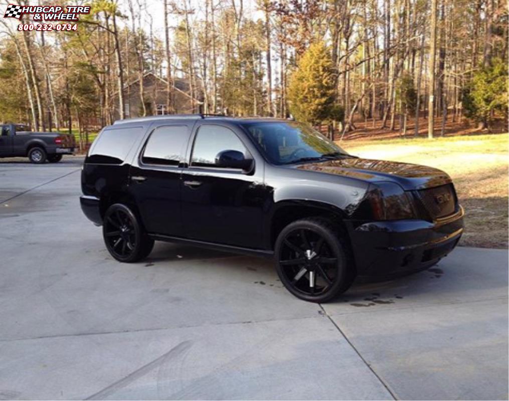 vehicle gallery/gmc yukon xd series km651 slide  Gloss Black wheels and rims