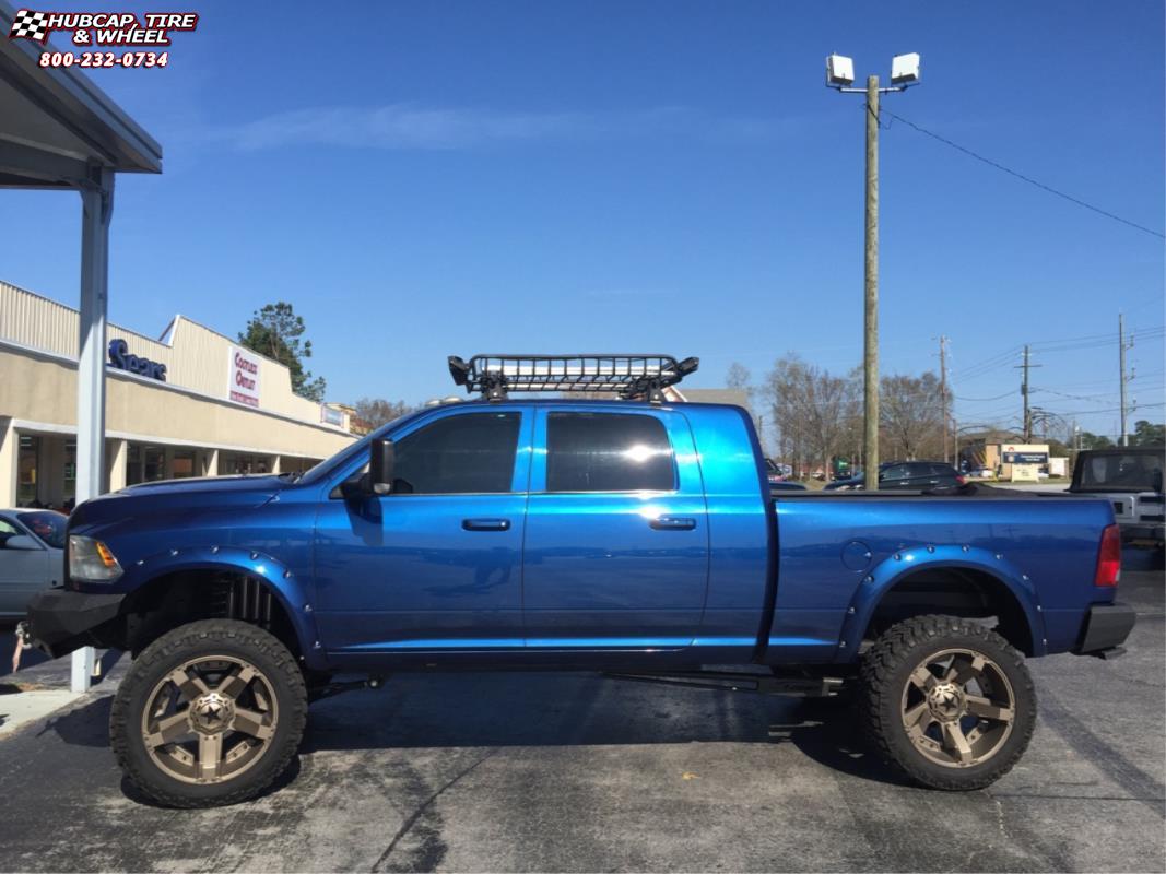 vehicle gallery/ram 2500 xd series xd811 rockstar 2  Bronze wheels and rims