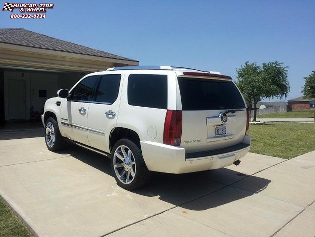 vehicle gallery/2012 cadillac escalade xd series km651 slide  Chrome wheels and rims