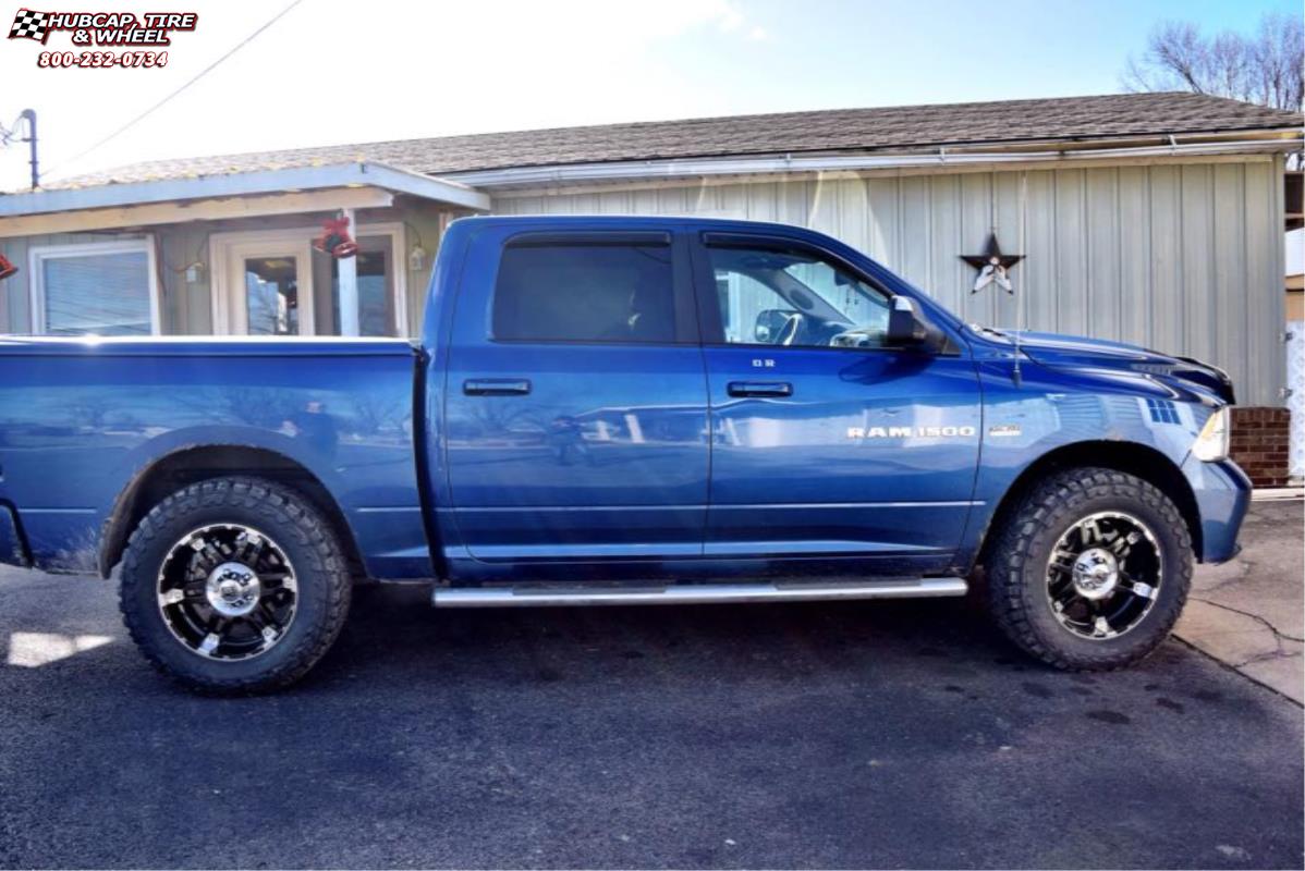 vehicle gallery/ram 1500 xd series xd797 spy x  Gloss Black Machined wheels and rims