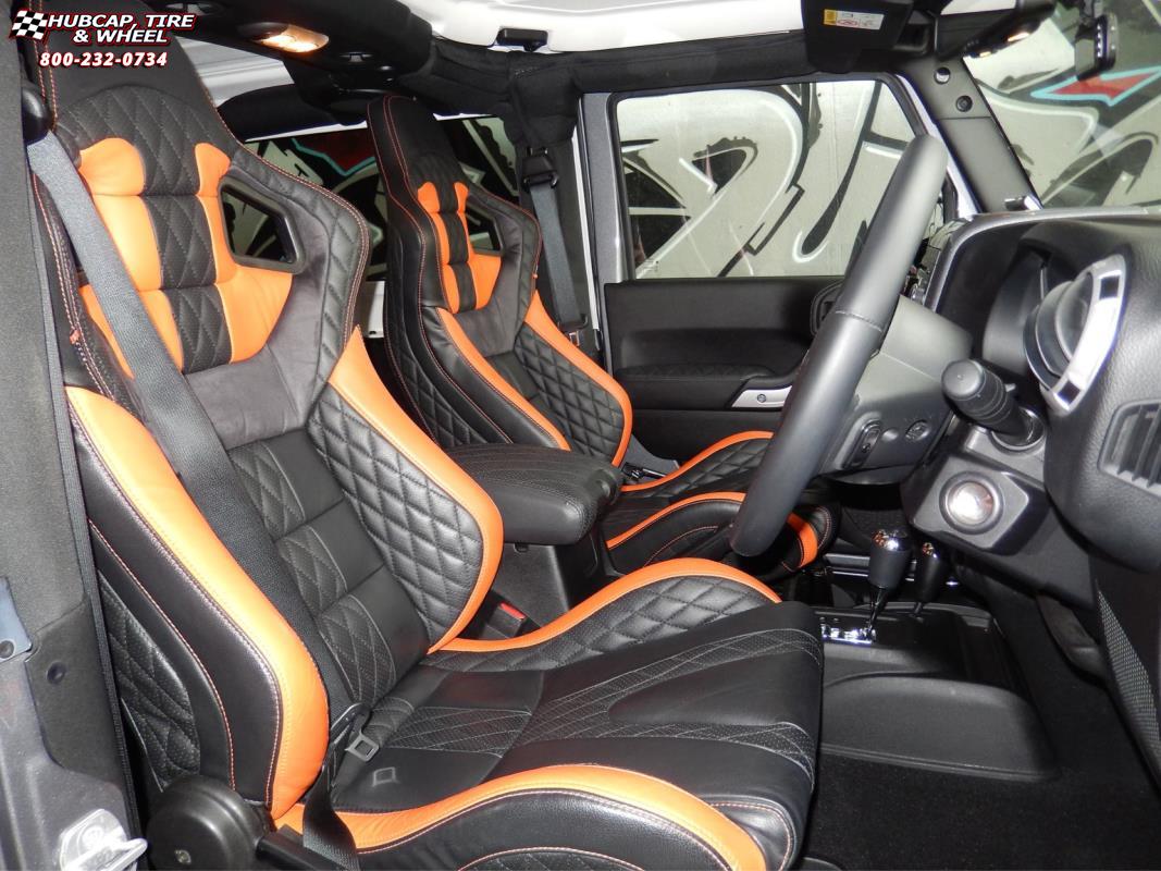 vehicle gallery/jeep wrangler xd series xd820 grenade 20x9  Satin Black Machined Face wheels and rims