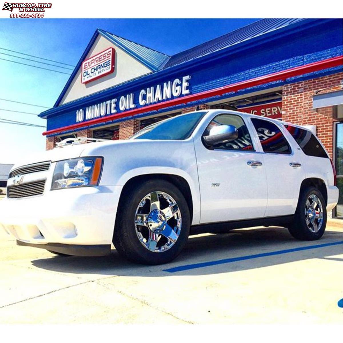 vehicle gallery/chevrolet tahoe xd series xd775 rockstar x  Chrome wheels and rims