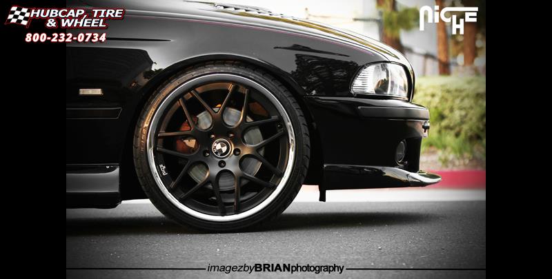 vehicle gallery/bmw m5 niche mugello m883 20x85  Matte Black Chrome Stainless wheels and rims