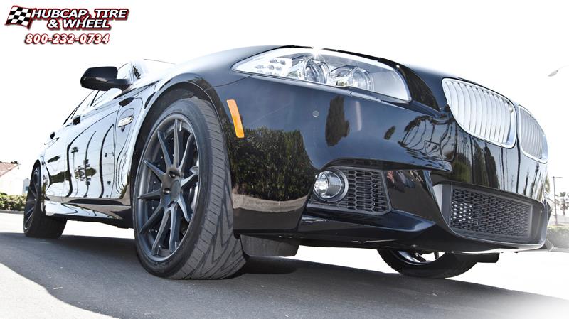 vehicle gallery/bmw 5 series dub x 47 20x9  Black wheels and rims