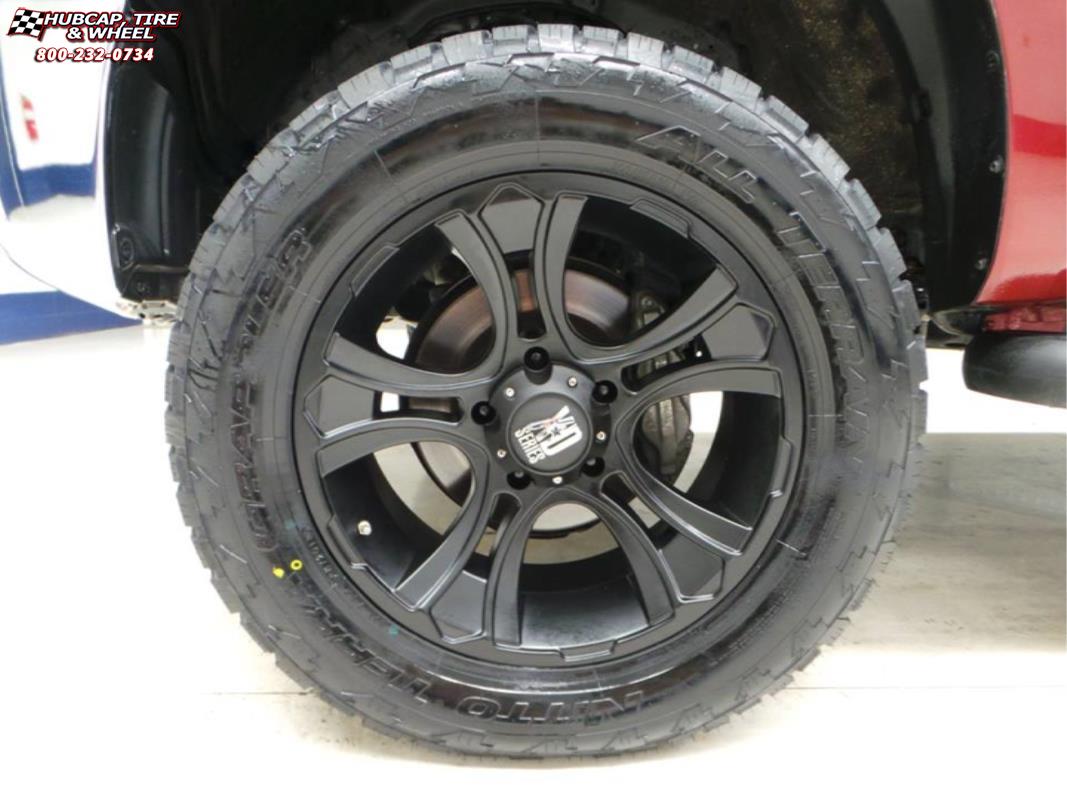 vehicle gallery/2010 toyota tundra xd series xd801 crank  Matte Black wheels and rims