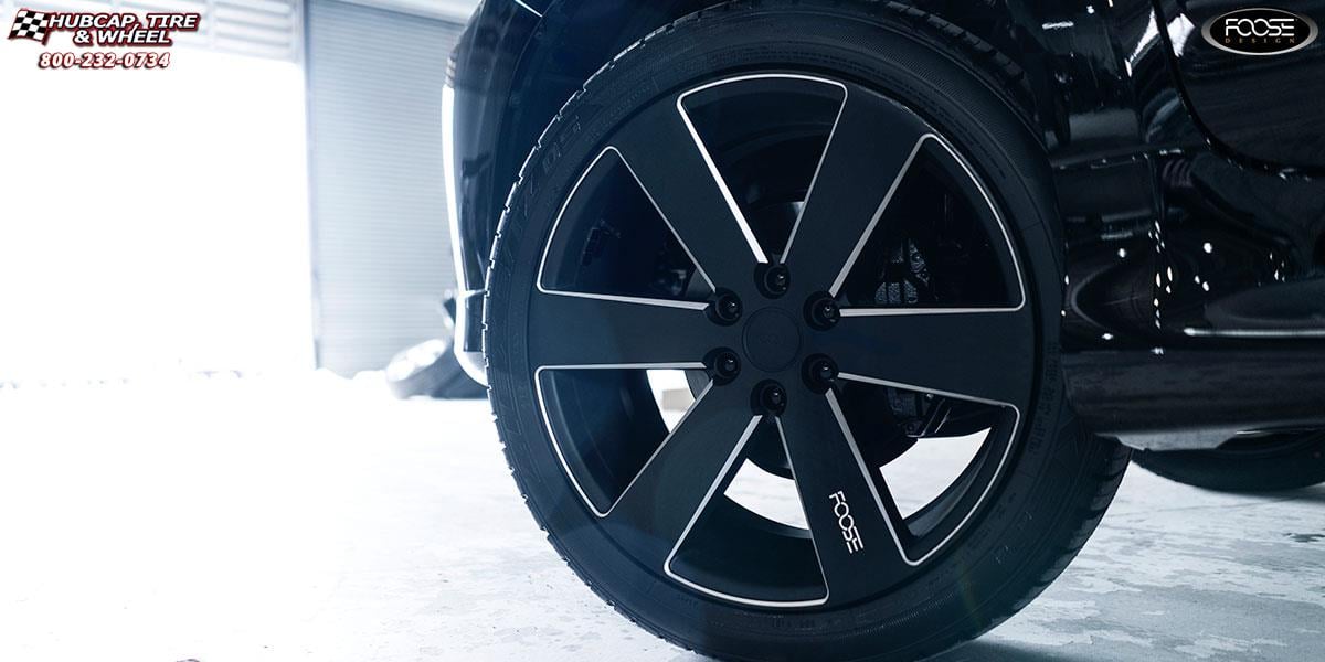 vehicle gallery/1900 lexus gx470 foose switch f158  Black  Milled wheels and rims