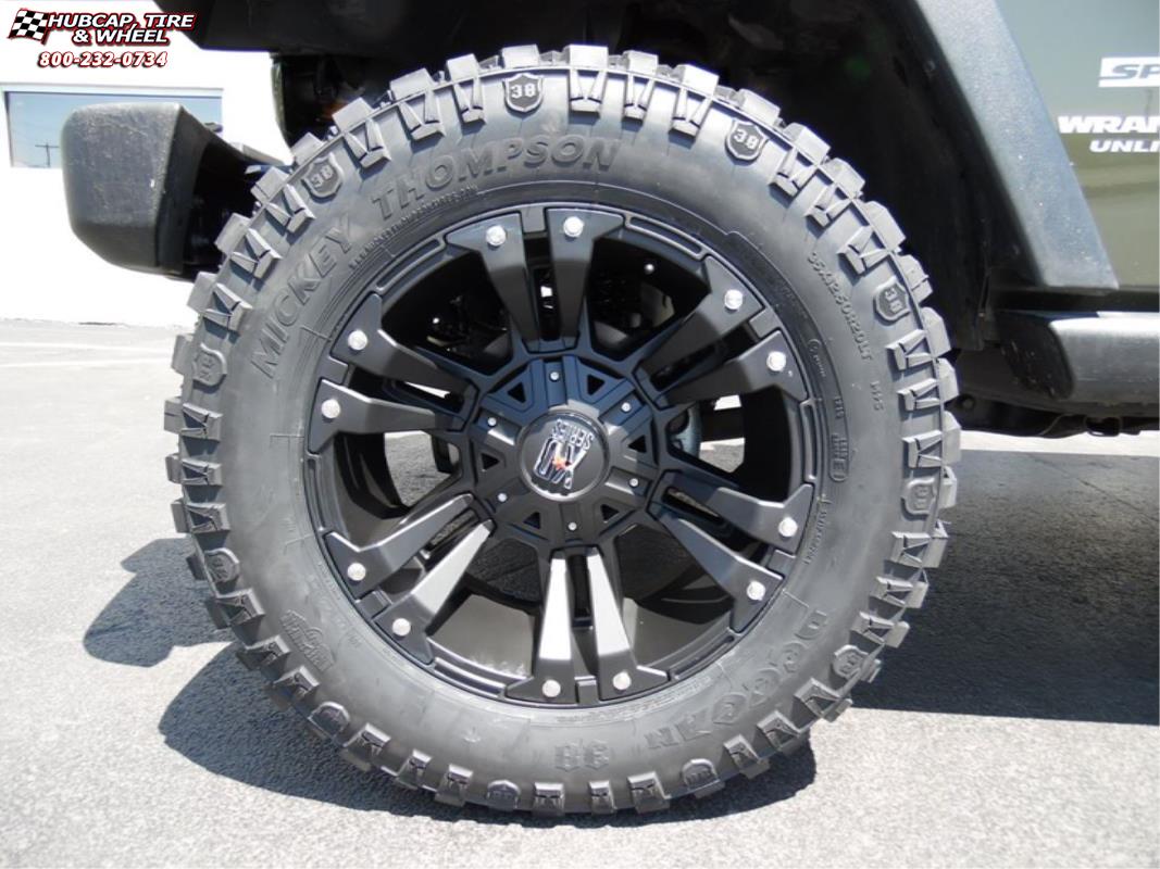 vehicle gallery/jeep wrangler xd series xd822 monster ii   wheels and rims
