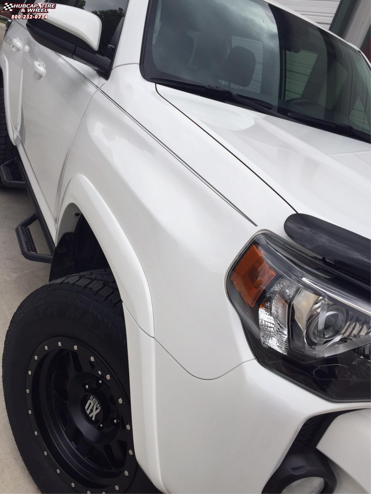 vehicle gallery/toyota 4runner xd series xd128 machete x  Satin Black wheels and rims