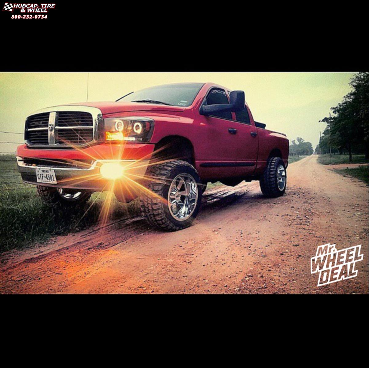 vehicle gallery/2006 dodge ram 2500 moto metal mo962 20x12  Chrome wheels and rims