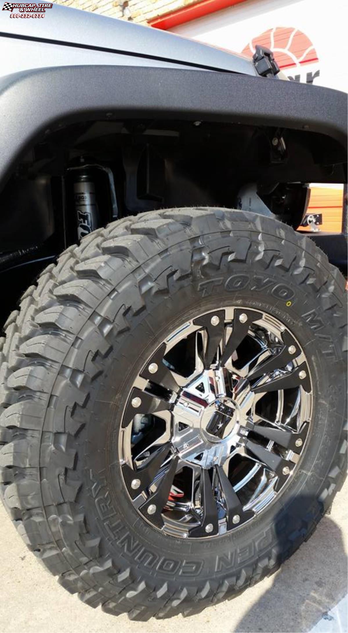 vehicle gallery/jeep wrangler xd series xd822 monster ii   wheels and rims