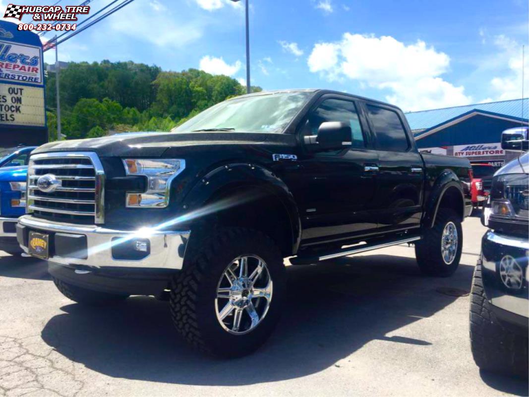 vehicle gallery/ford f 150 xd series xd823 trap  PVD wheels and rims