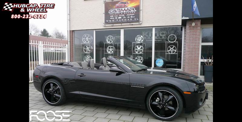 vehicle gallery/2012 chevrolet camaro foose legend 6 f137  Gloss Black with Lip Groove wheels and rims