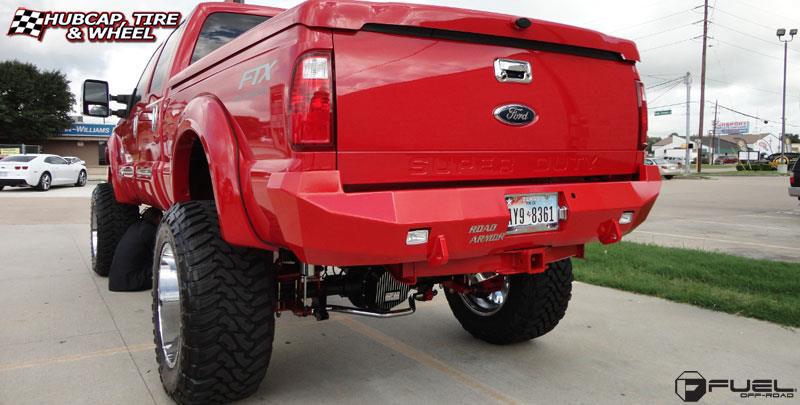 vehicle gallery/ford f 250 fuel throttle d512 22X14  Chrome wheels and rims