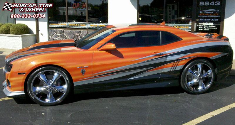 vehicle gallery/2010 chevrolet camaro foose nitrous se f300  Chrome wheels and rims