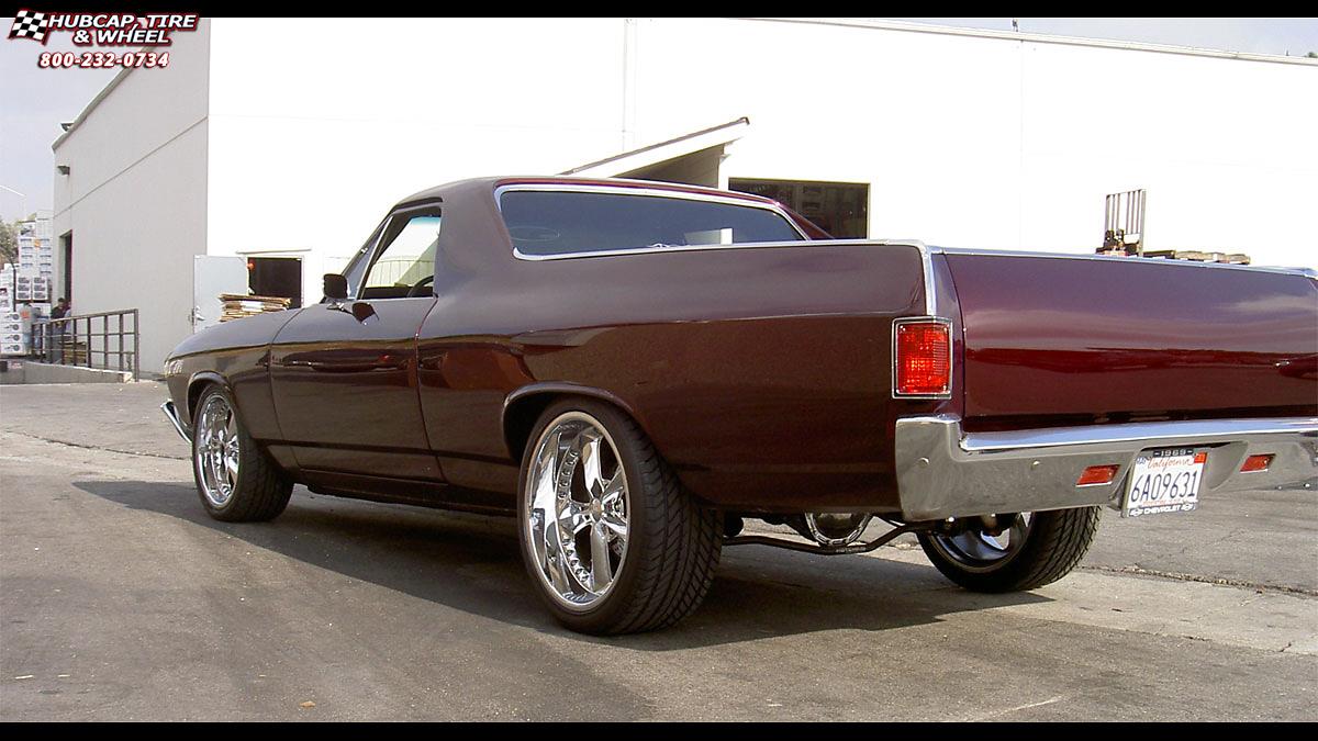 vehicle gallery/chevrolet el camino foose nitrous se f300  Chrome wheels and rims