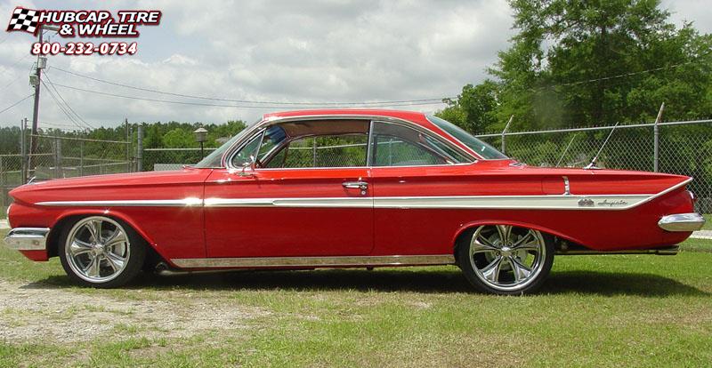 vehicle gallery/1961 chevrolet impala foose nitrous se f300  Chrome wheels and rims