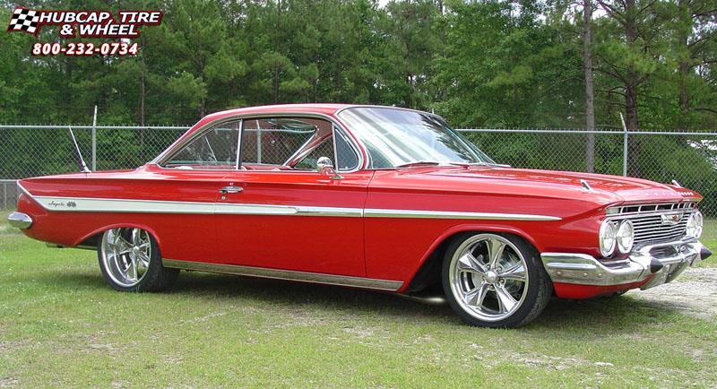 vehicle gallery/1961 chevrolet impala foose nitrous se f300  Chrome wheels and rims