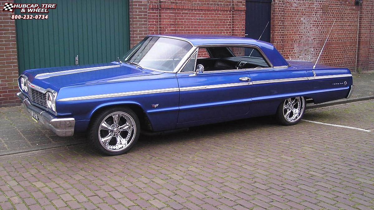 vehicle gallery/chevrolet impala foose nitrous se f300  Chrome wheels and rims
