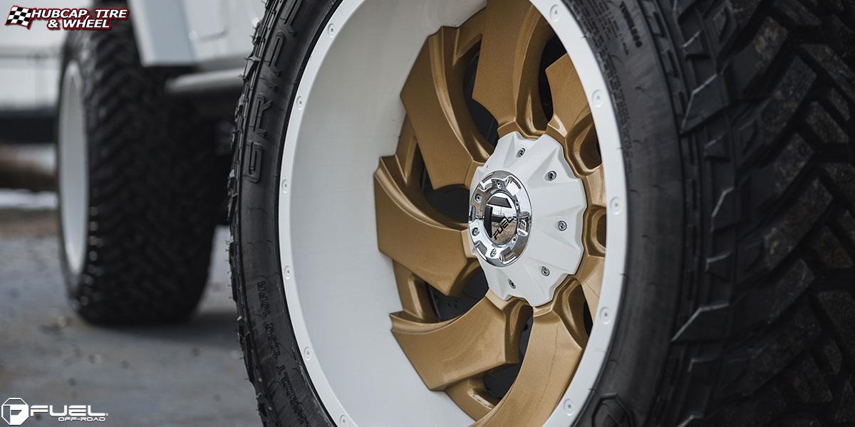 vehicle gallery/jeep wrangler fuel cleaver d239 22X12  Custom Paint wheels and rims