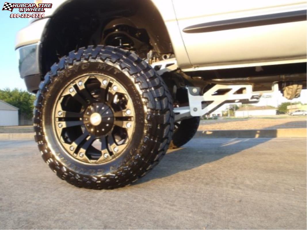 vehicle gallery/ram 2500 xd series xd778 monster x  Matte Black wheels and rims